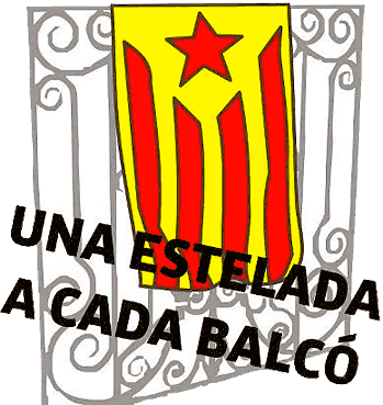 una estelada a cada balcó