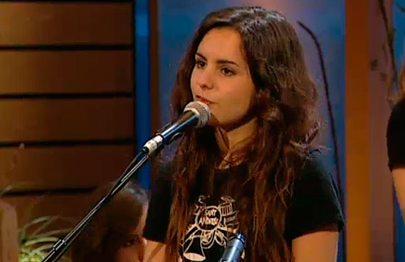 20/06/11 : l'Andrea, en Joan i StA JazzBand a 'Singulars' de TV3