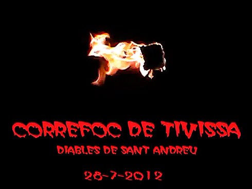 Correfoc 2012 de Diables de Sant Andreu a Tivissa