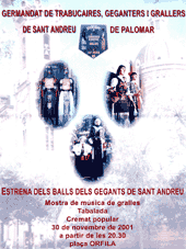 Estrena dels Balls dels Gegants de Sant Andreu