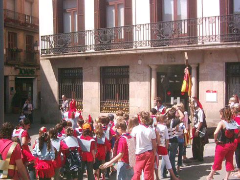 els romans en formació davant Cèsar