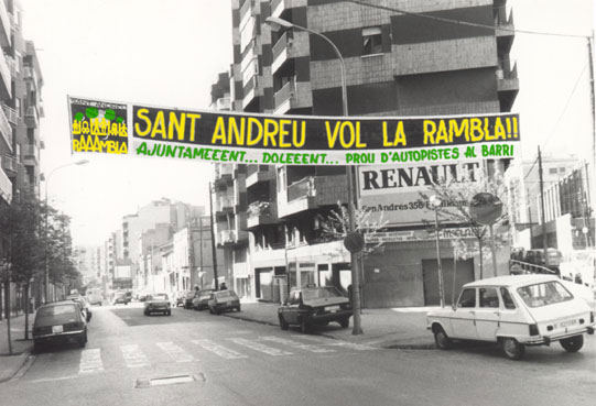 pancarta 5 inici Campanya : Carrer Gran