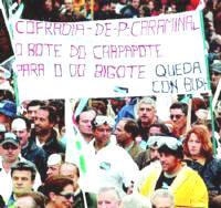 la manifestació de diumenge 23/02/2003