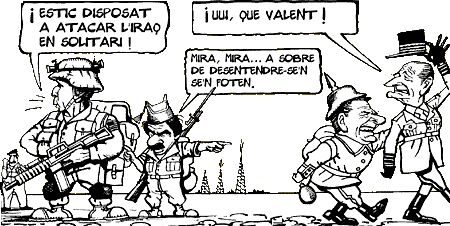 "guerra" d'humor pacífic