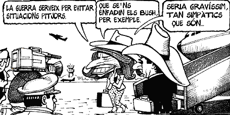 "guerra" d'humor pacífic