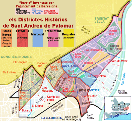 els Districtes Hist&ograve;rics i els seus Barris
