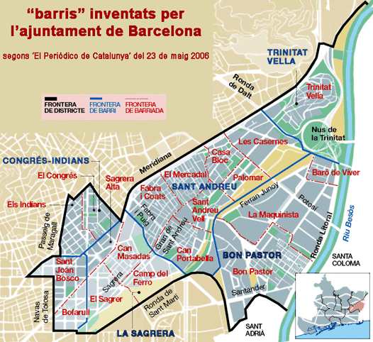 els "barris" inventats