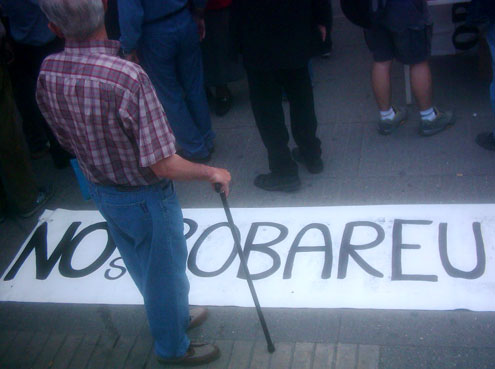 Concentració a la plaça Orfila