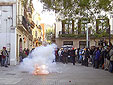 inici de la manifestació a la plaça Orfila