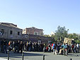 fi de la manifestació al Barri d'Estadella