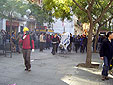 inici de la manifestació a la plaça Orfila