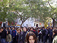 inici de la manifestació a la plaça Orfila