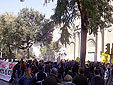 inici de la manifestació a la plaça Orfila