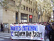 la manifestació pel Barri de Sant Pacià