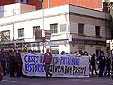 la manifestació pels Barris de Sant Pacià i Cases Noves