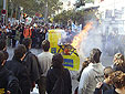 la manifestació pel Barri d'Estadella